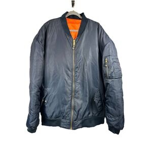 Vintage MA-1 Flayer's Man Intermediate Bomber Jacket Size 5X Military Air Force